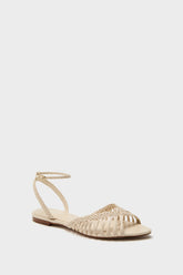 Eggshell Agatha Flat Sandals
